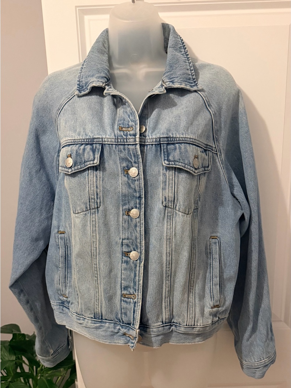 Madewell Light Blue Washed Denim Jacket